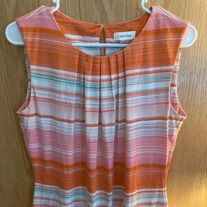 Calvin Klein sleeveless blouse, size M